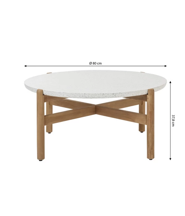 Dehner Tisch Portofino, Ca. Ø80/H37,8 Cm 4 Dehner Tisch Portofino, Ca. Ø80/H37,8 Cm – Bild 4