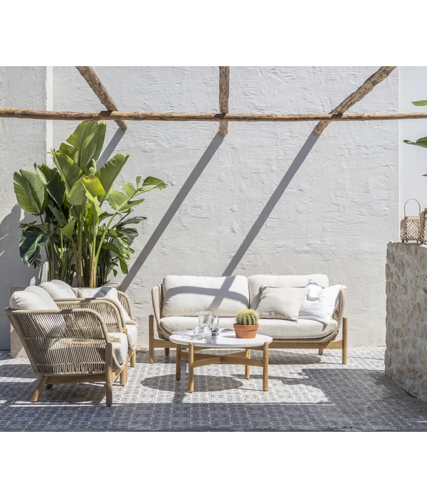 Dehner Tisch Portofino, Ca. Ø80/H37,8 Cm 2 Dehner Tisch Portofino, Ca. Ø80/H37,8 Cm – Bild 2