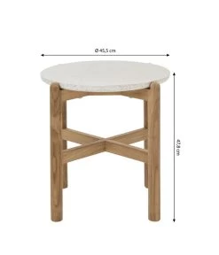 Dehner Tisch Portofino, Ca. Ø45,5/H47,8 Cm 9 Dehner Tisch Portofino, Ca. Ø45,5/H47,8 Cm -Mobelgarten Verkauf 6670699 WE BG 001 DehnerTischPortofinoKlein