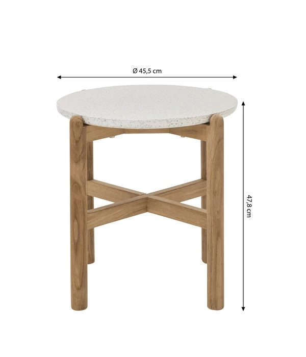 Dehner Tisch Portofino, Ca. Ø45,5/H47,8 Cm 5 Dehner Tisch Portofino, Ca. Ø45,5/H47,8 Cm – Bild 5