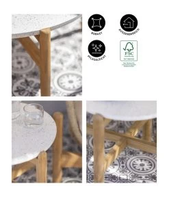 Dehner Tisch Portofino, Ca. Ø80/H37,8 Cm 6 Dehner Tisch Portofino, Ca. Ø80/H37,8 Cm -Mobelgarten Verkauf 6670699 WE IG 001 DehnerTischPortofino