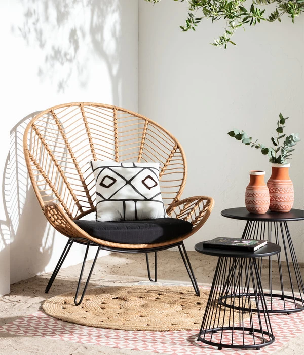 Dehner Geflechtsessel Venezia 3 Dehner Geflechtsessel Venezia – Bild 3