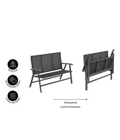 Dehner Klappbank Colmar, 2-Sitzer -Mobelgarten Verkauf 6701692 WE IG 001 DehnerKlappbankColmar2Sitzer