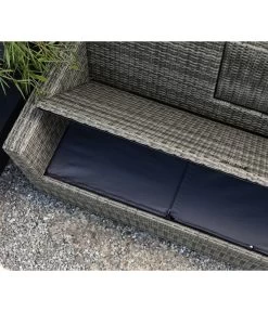 Dehner Flecht-Truhenbank Föhr, 3-Sitzer -Mobelgarten Verkauf 6704795 WE DE 002 TruhenbankFoehrNeu