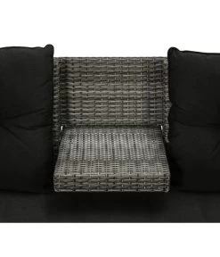 Dehner Flecht-Truhenbank Föhr, 3-Sitzer -Mobelgarten Verkauf 6704795 WE DE 004 TruhenbankFoehrNeu