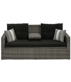 Dehner Flecht-Truhenbank Föhr, 3-Sitzer -Mobelgarten Verkauf 6704795 WE FS 003 TruhenbankFoehrNeu