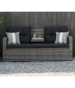 Dehner Flecht-Truhenbank Föhr, 3-Sitzer -Mobelgarten Verkauf 6704795 WE MO 002 TruhenbankFoehrNeu