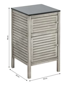 Dehner Schrank Southampton, Ca B50/H90/T50 Cm -Mobelgarten Verkauf 6713663 WE BG 001 SchrankSouthampton50Grau