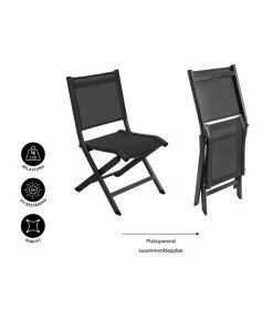 Dehner Klappstuhl Chicago -Mobelgarten Verkauf 6721054 WE IG 001 BALKONKLAPPSTUHLCHICAGOSchwarz