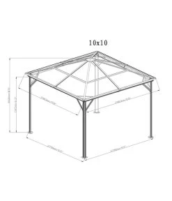 Sojag Pavillon Verona 25 Sojag Pavillon Verona -Mobelgarten Verkauf 6752679 WE FS 002 PavillonVerona
