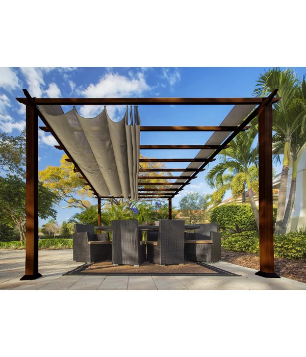 Paragon Outdoor Pavillon Florenz, Ca. B505/H236/T350 Cm 2 Paragon Outdoor Pavillon Florenz, Ca. B505/H236/T350 Cm – Bild 2