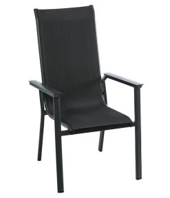 Dehner Stapelstuhl Cleveland, Dunkelgrau