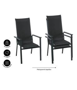 Dehner Stapelstuhl Cleveland, Dunkelgrau -Mobelgarten Verkauf 6894133 WE IG 001 DehnerStapelstuhlCleveland