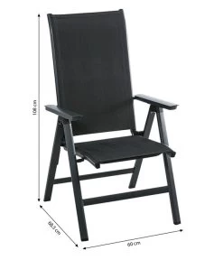 Dehner Klappsessel Cleveland, Dunkelgrau 11 Dehner Klappsessel Cleveland, Dunkelgrau -Mobelgarten Verkauf 6894141 WE BG 001 DehnerKlappsesselClevelandNEU