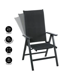 Dehner Klappsessel Cleveland, Dunkelgrau 10 Dehner Klappsessel Cleveland, Dunkelgrau -Mobelgarten Verkauf 6894141 WE IG 001 KLAPPSESSELCLEVELANDGRA