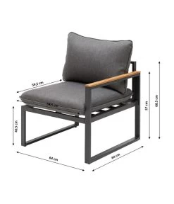 Dehner Balkonset Padua, 5-teilig -Mobelgarten Verkauf 6894174 WE BG 001 BalkongruppePadua