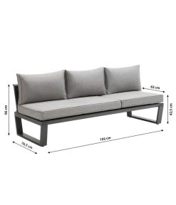 Dehner Liegenset Bellevue, 3-teilig -Mobelgarten Verkauf 6894182 WE BG 001 LiegesetBellevueNEU