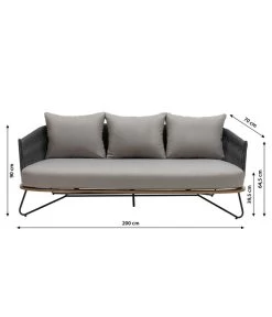 Dehner Gartenlounge Monte Carlo, 4-teilig -Mobelgarten Verkauf 6895346 WE BG 001 LoungeMonteCarlo