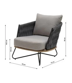 Dehner Gartenlounge Monte Carlo, 4-teilig -Mobelgarten Verkauf 6895346 WE BG 002 LoungeMonteCarlo