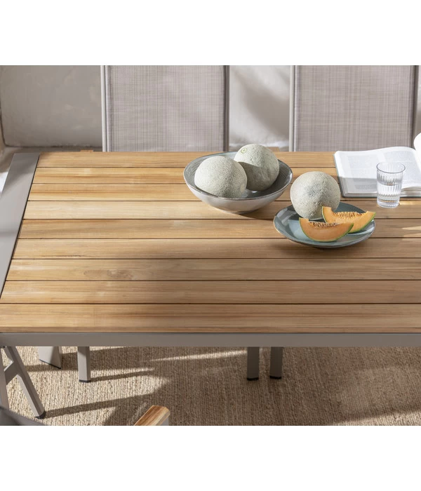 Dehner Holz-Ausziehtisch Cleveland, Ca. B160-240/H76/T101 Cm 8 Dehner Holz-Ausziehtisch Cleveland, Ca. B160-240/H76/T101 Cm – Bild 8