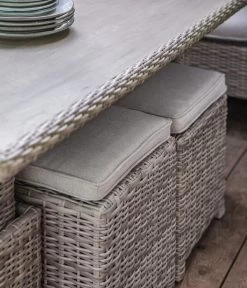 Dehner Geflechtlounge Bologna, 5-teilig -Mobelgarten Verkauf 6903447 WE MO 004 LoungeBolognaNEU