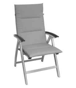 KETTtex Hochlehnerpolster Lindos Hellgrau, Ca. B120/H4/T50 Cm -Mobelgarten Verkauf 6907125 WE DE 004 KETTtexHochlehnerpolsterLindosHellgrau