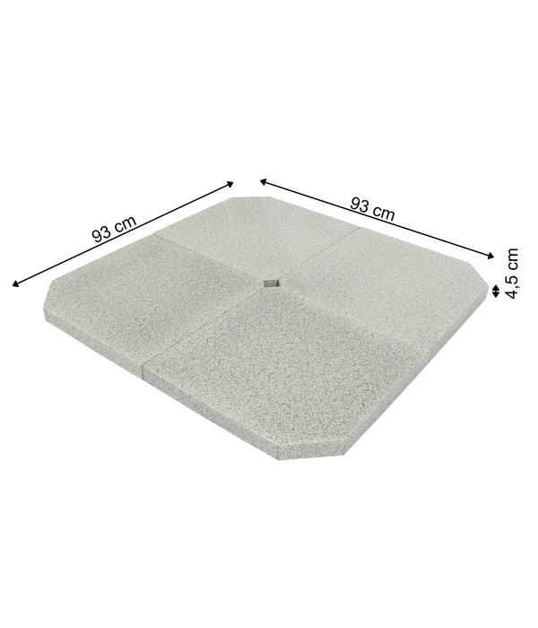 Dehner Schirmständer-Platte, 30 Kg 6 Dehner Schirmständer-Platte, 30 Kg – Bild 6