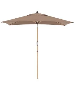 Doppler Sonnenschirm Aluwood Ultra, Rechteckig, Ca. B210/T140 Cm