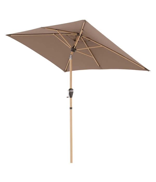 Doppler Sonnenschirm Aluwood Ultra, Rechteckig, Ca. B210/T140 Cm 3 Doppler Sonnenschirm Aluwood Ultra, Rechteckig, Ca. B210/T140 Cm – Bild 3