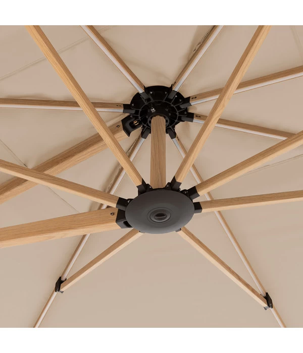 Doppler Pendelschirm Aluwood XL, Rechteckig, Ca. B400/T300 Cm 13 Doppler Pendelschirm Aluwood XL, Rechteckig, Ca. B400/T300 Cm – Bild 13