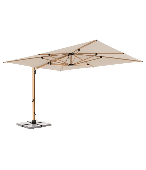 Doppler Pendelschirm Aluwood XL, Rechteckig, Ca. B400/T300 Cm 2 Doppler Pendelschirm Aluwood XL, Rechteckig, Ca. B400/T300 Cm – Bild 2