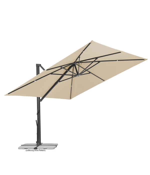 Schneider Ampelschirm Rhodos Smart, Quadratisch, Ca. B300/T300 Cm 3 Schneider Ampelschirm Rhodos Smart, Quadratisch, Ca. B300/T300 Cm – Bild 3