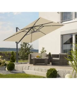 Schneider Ampelschirm Rhodos Smart, Quadratisch, Ca. B300/T300 Cm 22 Schneider Ampelschirm Rhodos Smart, Quadratisch, Ca. B300/T300 Cm -Mobelgarten Verkauf 6953384 WE MO 001 SchneiderAmpelschirmRhodosSmartnatur