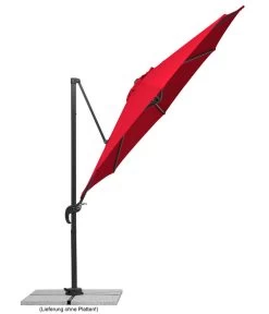 Schneider Ampelschirm Rhodos Junior, Rund, Ca. Ø300 Cm -Mobelgarten Verkauf 6953574 WE FS 003 SchneiderAmpelschirmRhodosJunior300cmrot