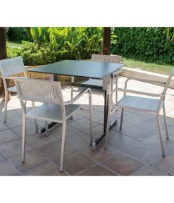 ALCO Gartentisch Gastro -Mobelgarten Verkauf 6986483 WE MO 001 Gastrotisch80x80Anthrazit