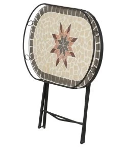 Siena Garden Mosaikserviertisch Stella, Ca. B68/H60/T41 Cm -Mobelgarten Verkauf 6986624 WE FS 003 StellaServiertisch68x41x60cm